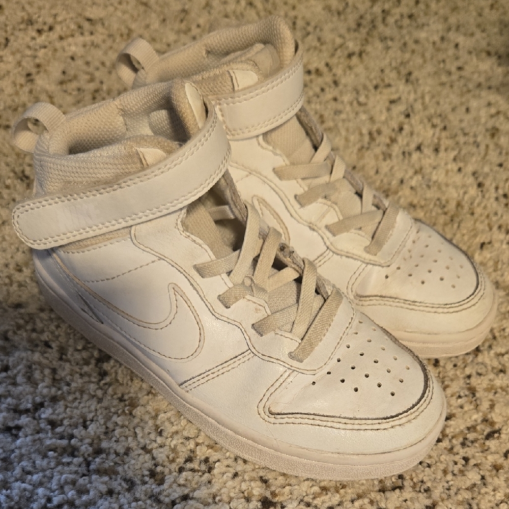Nike Kids Cream High-Top Sneakers